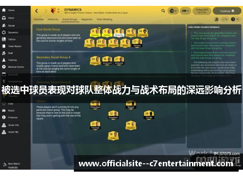 被选中球员表现对球队整体战力与战术布局的深远影响分析