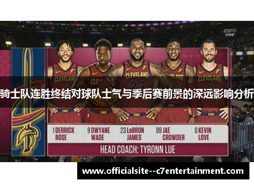 骑士队连胜终结对球队士气与季后赛前景的深远影响分析